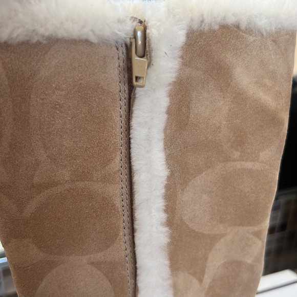 Coach tan suede boots - Picture 5 of 9
